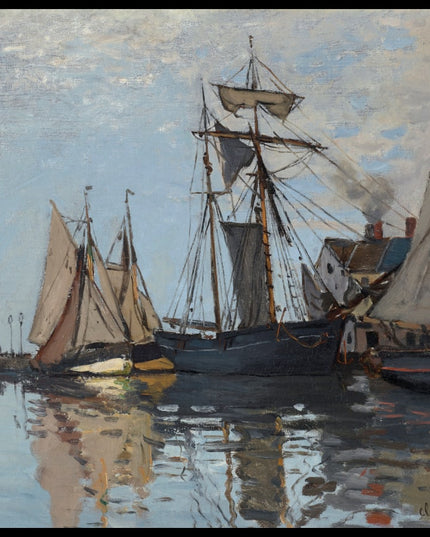 Bateaux dans le port de Honfleur