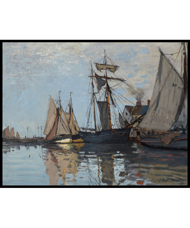 Bateaux dans le port de Honfleur