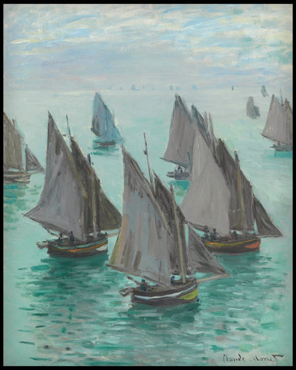 Bateaux de pêche, temps calme