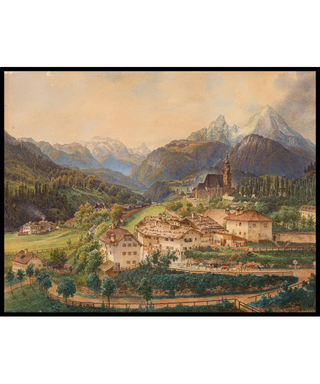 Berchtesgaden mit dem Watzmann