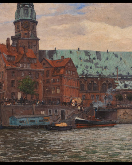 Blick auf die St. Katharinenkirche in Hamburg