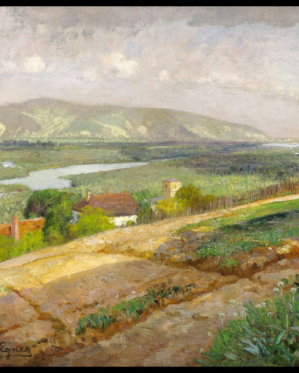 Blick gegen den Bisamberg