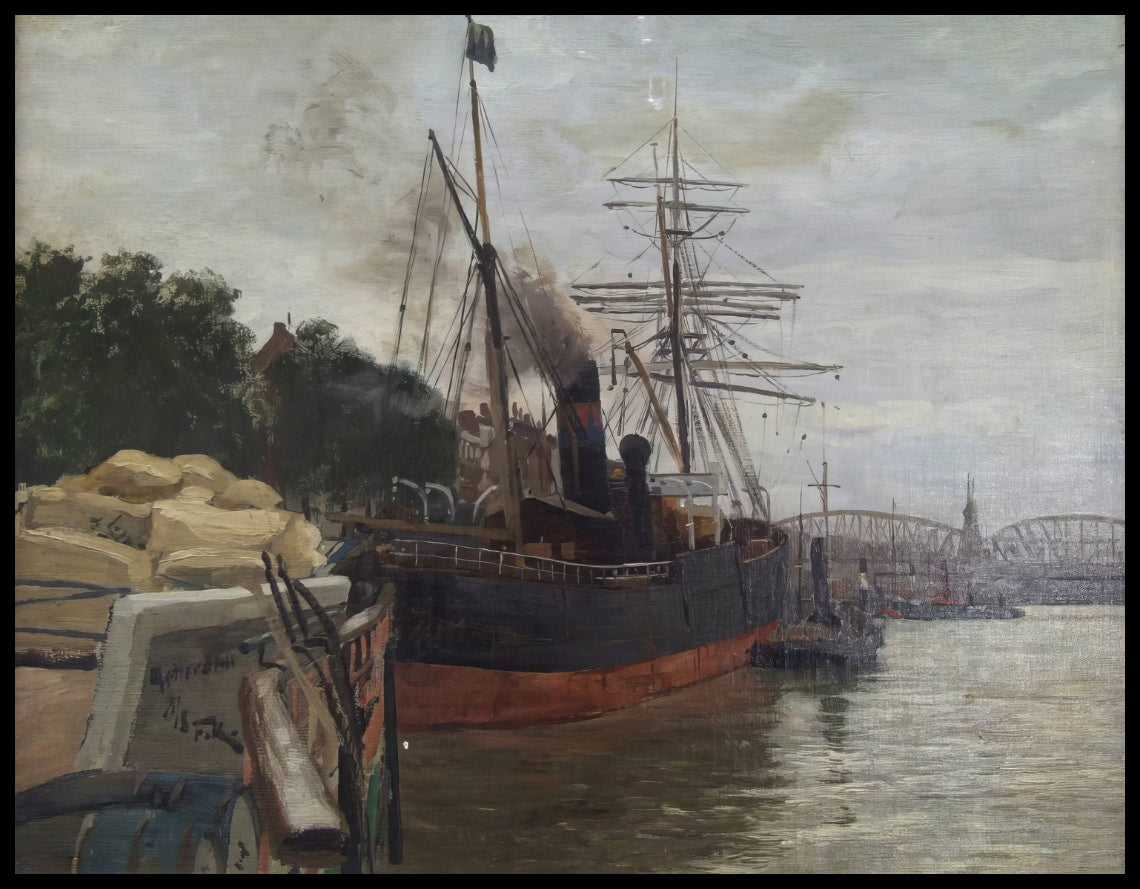 Delftshaven bei Rotterdam 1882