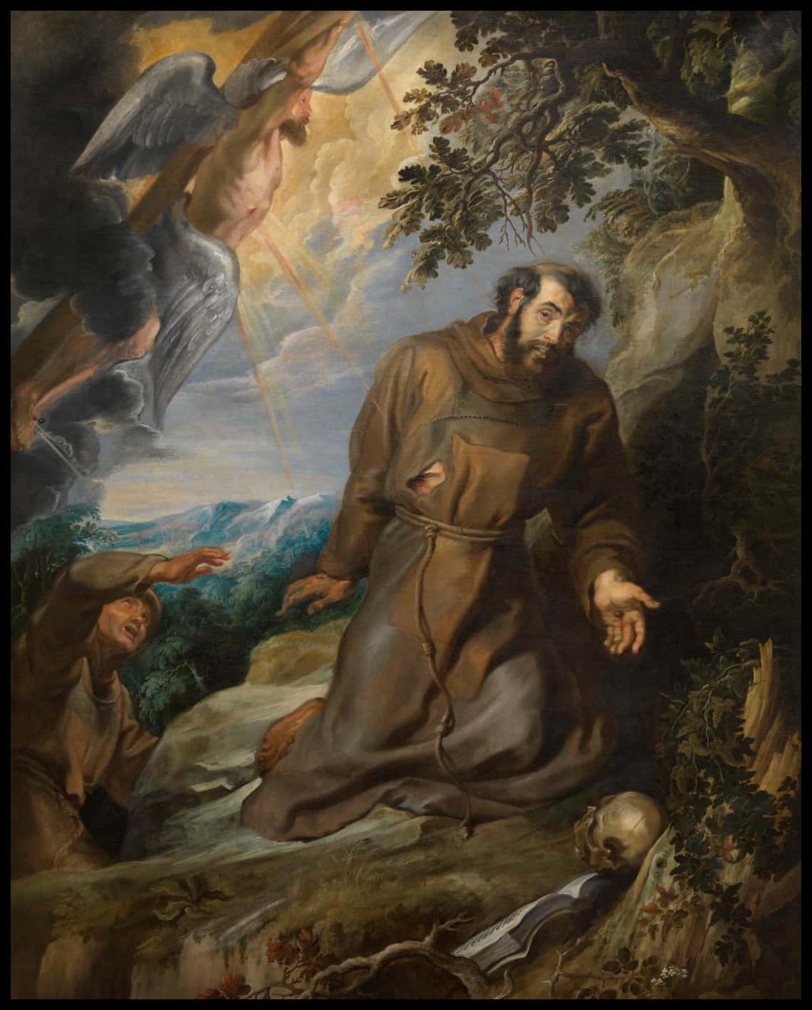 Der heilige Franziskus empfängt die Stigmata