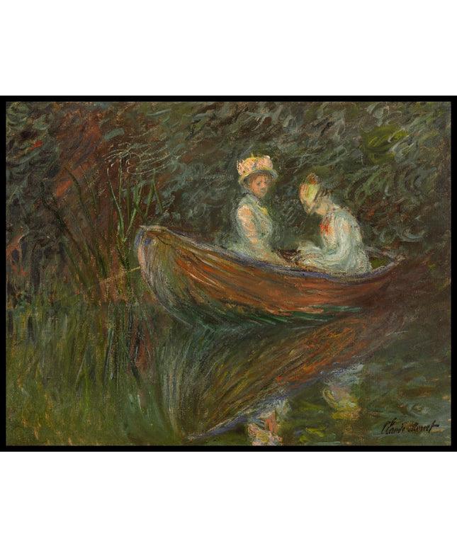 Deux femmes en barque