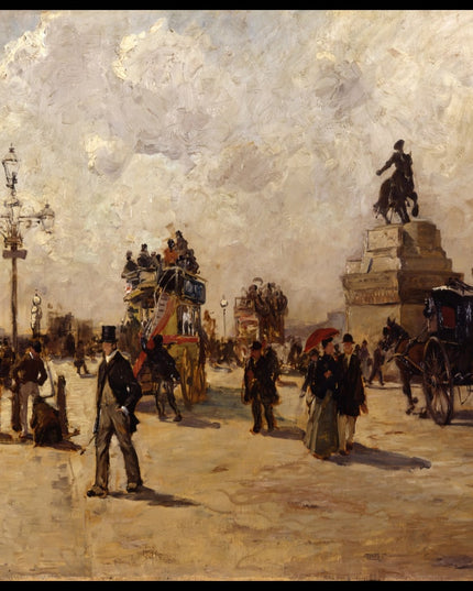Die Blackfriars-Brücke in London 1886