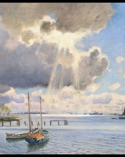 Die Elbe bei Kollmar mit Blick auf Pagensand