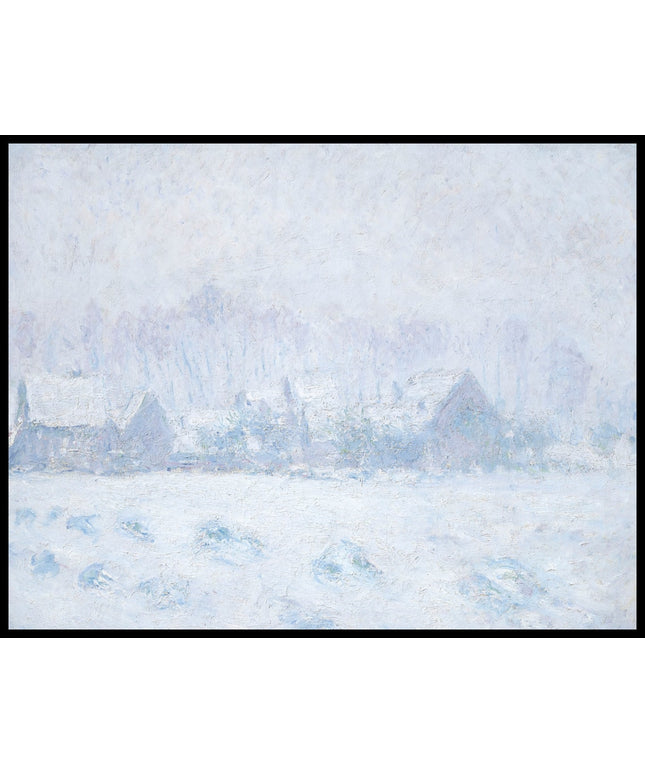 Effet de neige à Giverny