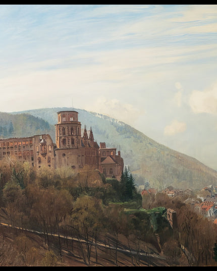 Heidelberger Schloß im Vorfrühling