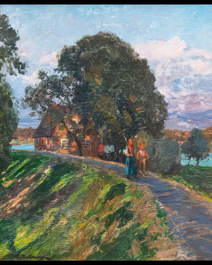 Heimkehr auf dem Deich