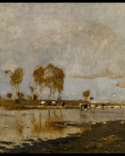 Holländische Kanallandschaft