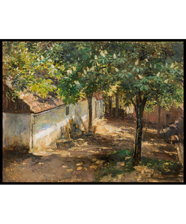 Kastanienblüte in Strass im Strassertal