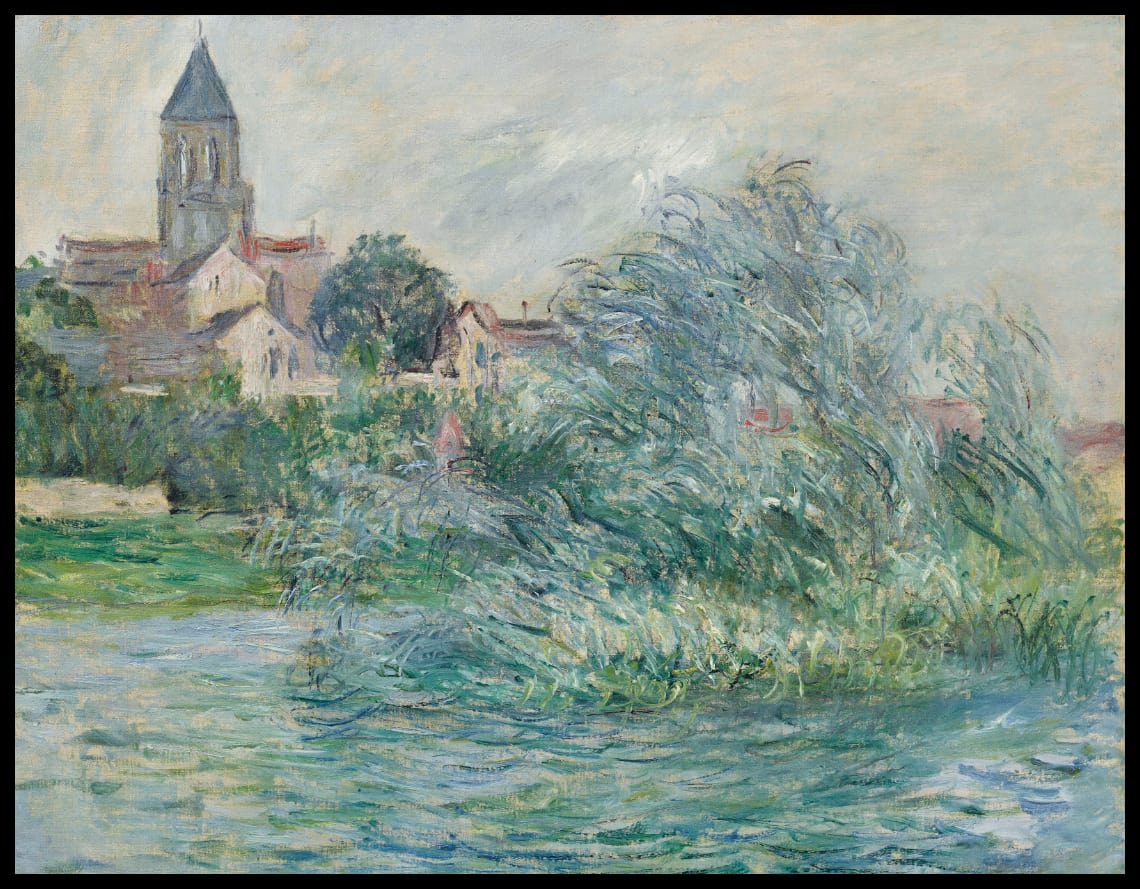 L'église à Vétheuil