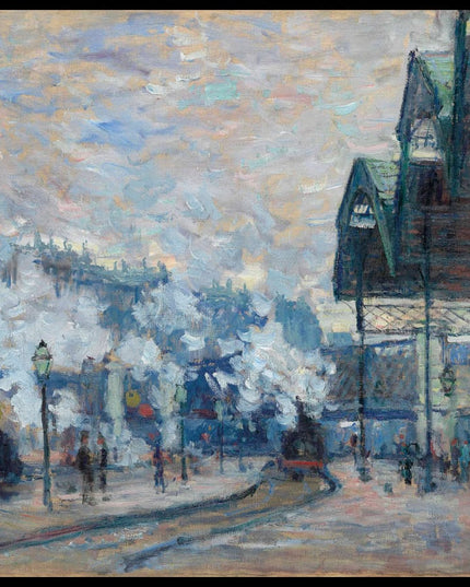 La Gare Saint-Lazare, vue extérieure