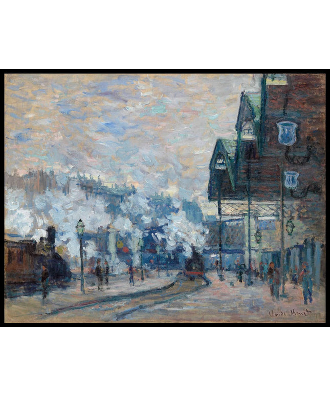 La Gare Saint-Lazare, vue extérieure