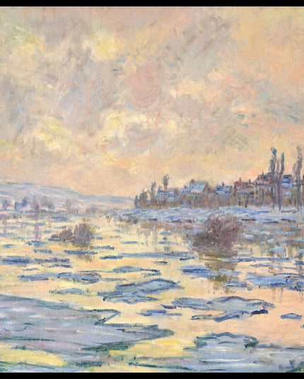 La Seine à Lavacourt, débâcle