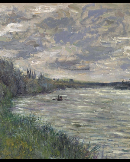 La Seine près de Vétheuil, temps orageux