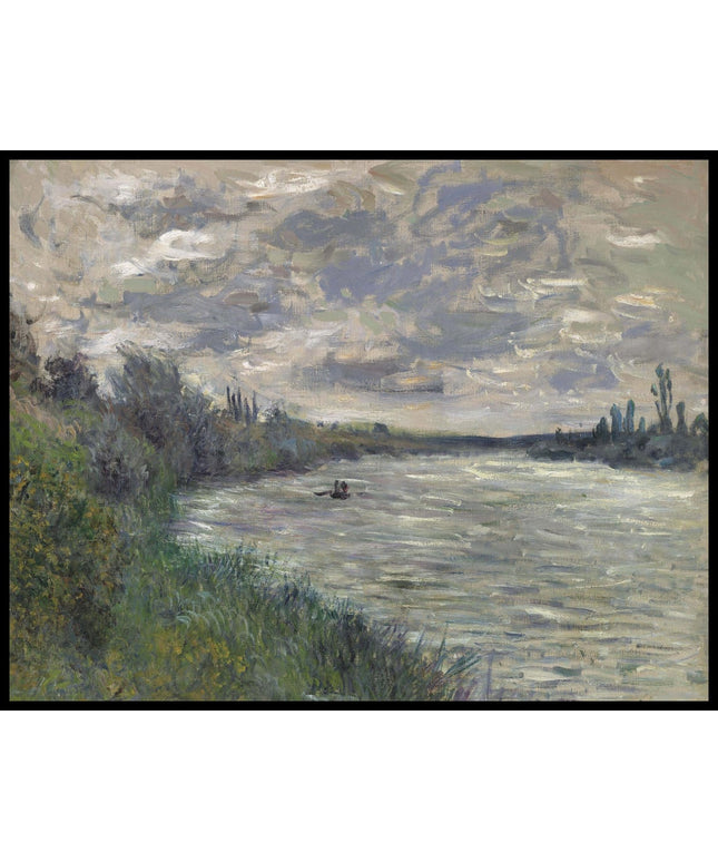 La Seine près de Vétheuil, temps orageux