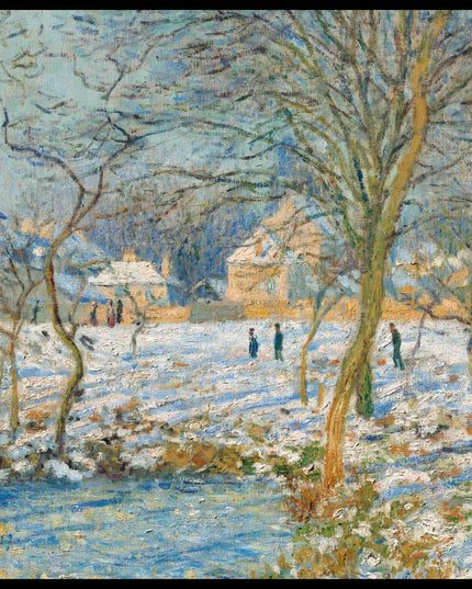 La mare, effet de neige