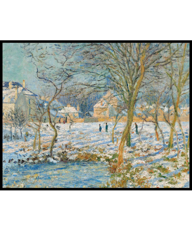 La mare, effet de neige