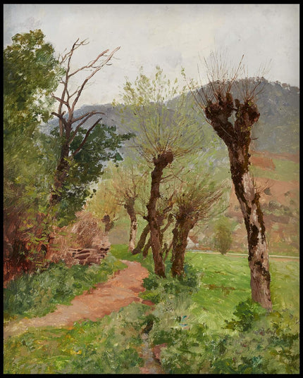 Landschaft mit Weiden