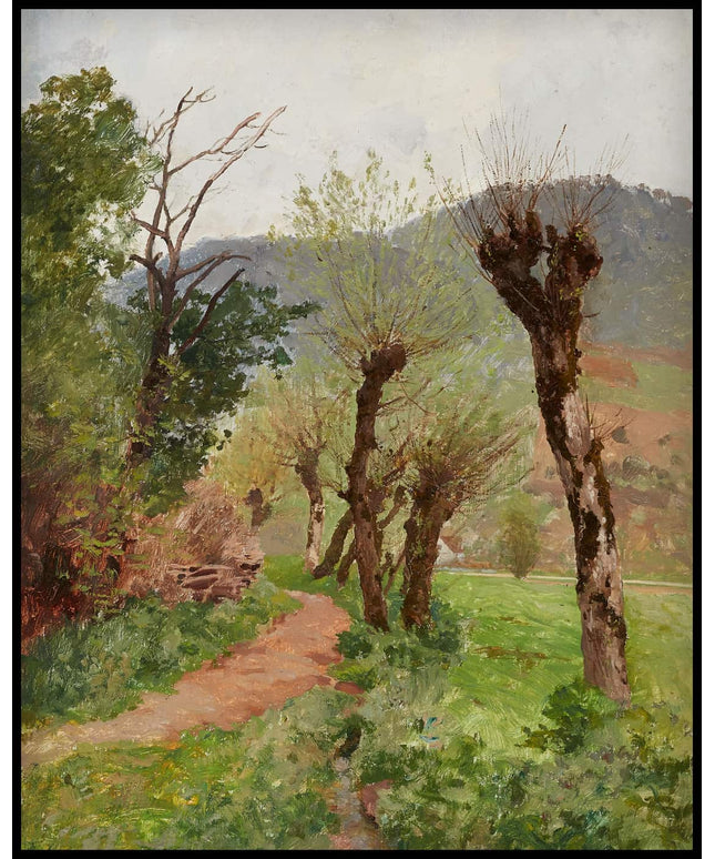 Landschaft mit Weiden