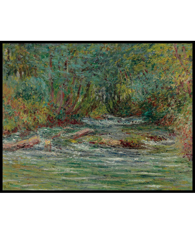 La rivière de l'Epte à Giverny, l'été