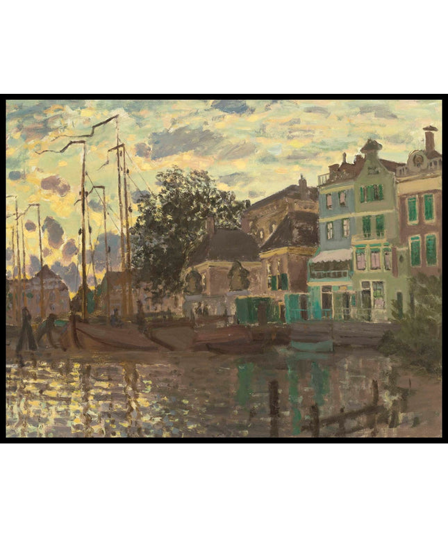 Le Dam à Zaandam, le soir