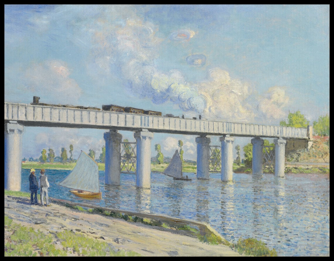 Le Pont du chemin de fer à Argenteuil