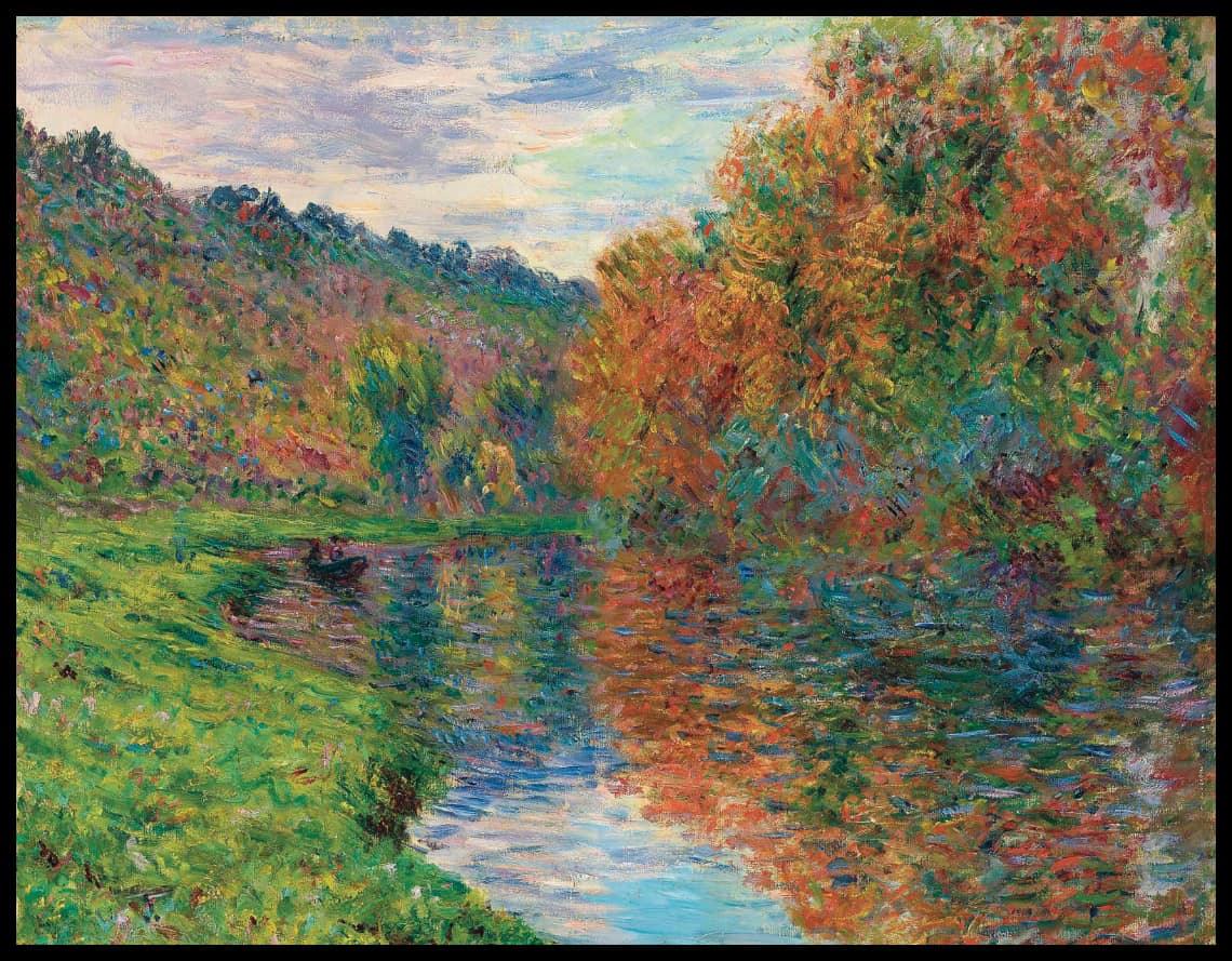 Le bras de Jeufosse, automne
