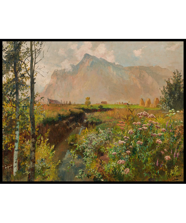 Leopoldskroner Moos mit dem Untersberg