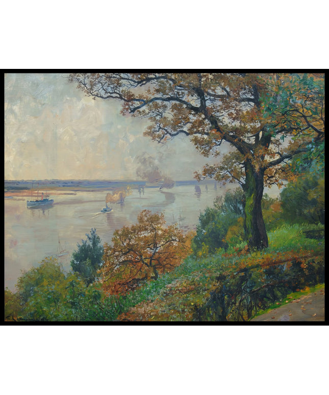 Oktobertag an der Elbe