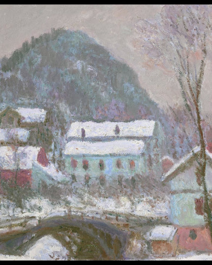 Sandviken, Norvège, effet de neige