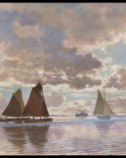 Schiffe auf der Elbe