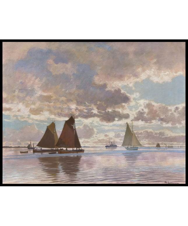 Schiffe auf der Elbe