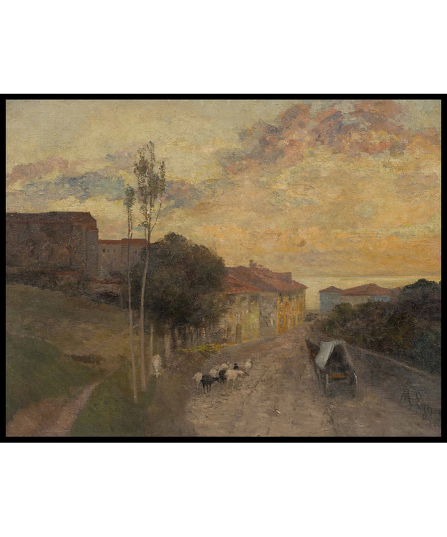 Sonnenuntergang in Duino