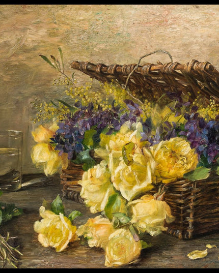 Teerosen und Veilchen