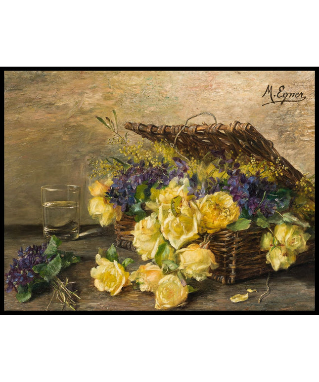 Teerosen und Veilchen