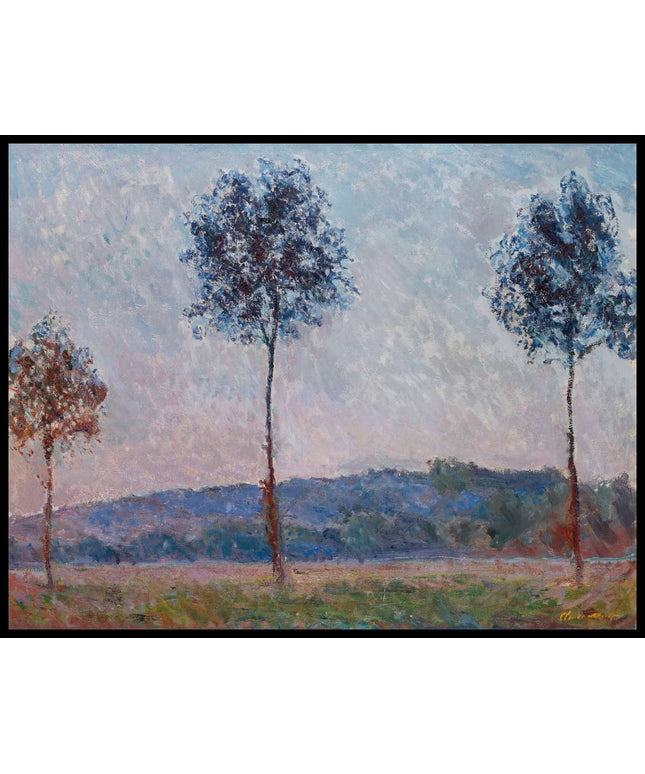 Trois arbres à Giverny (Peupliers)