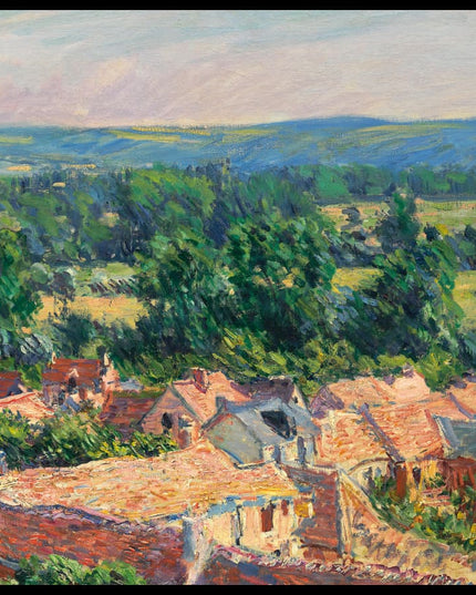 Vue du village de Giverny