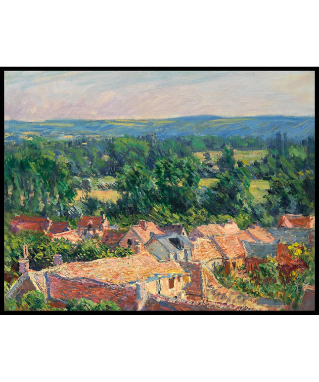 Vue du village de Giverny