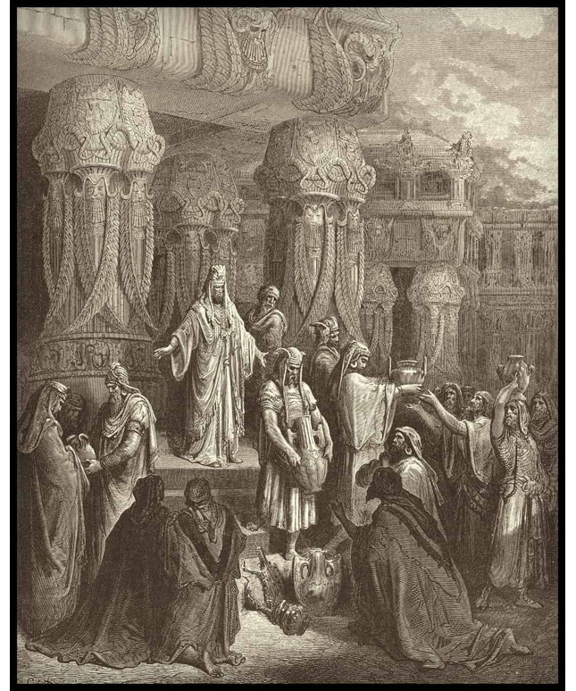 Cyrus restores the vessels of the temple