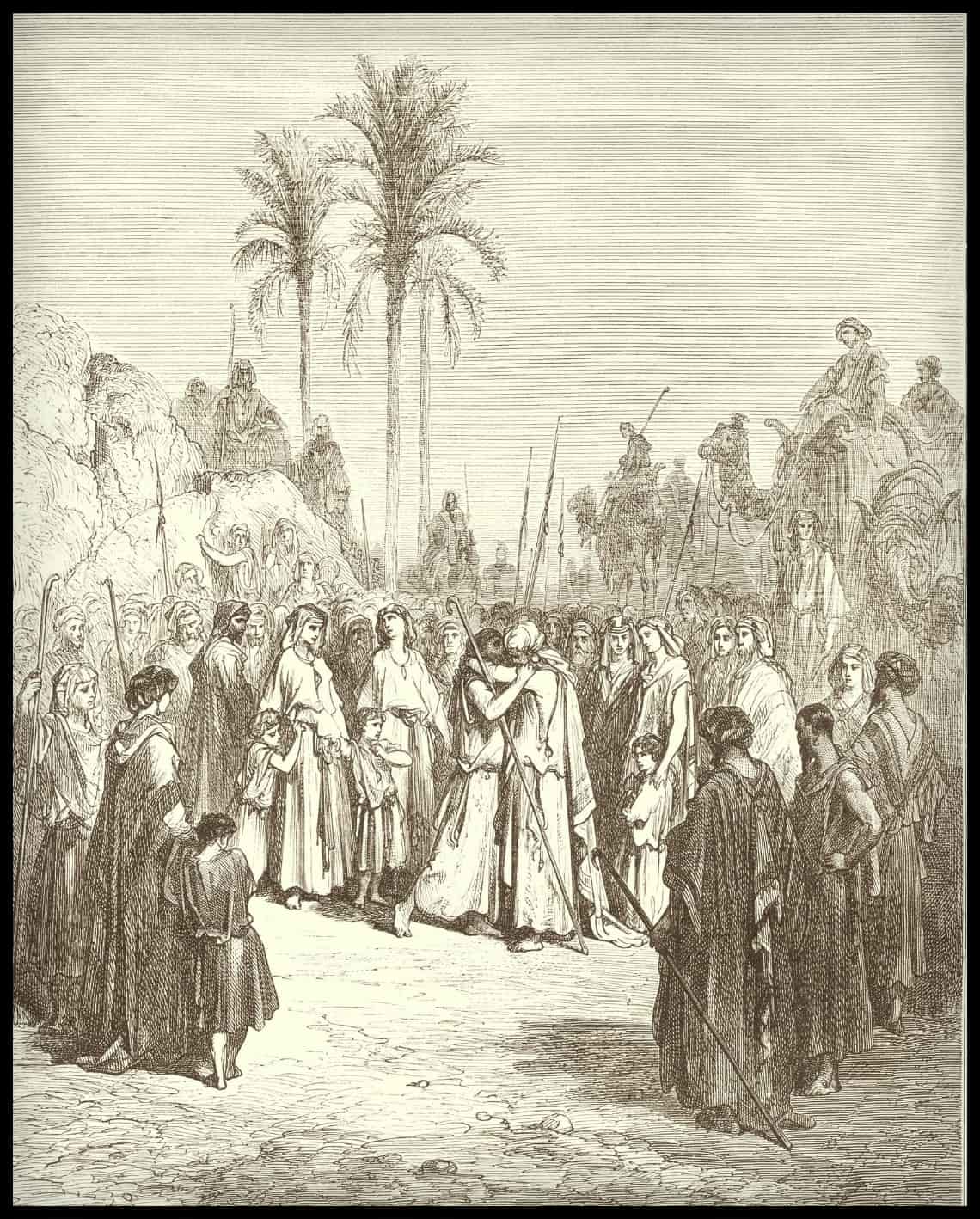 Jacob et esau se rencontrent