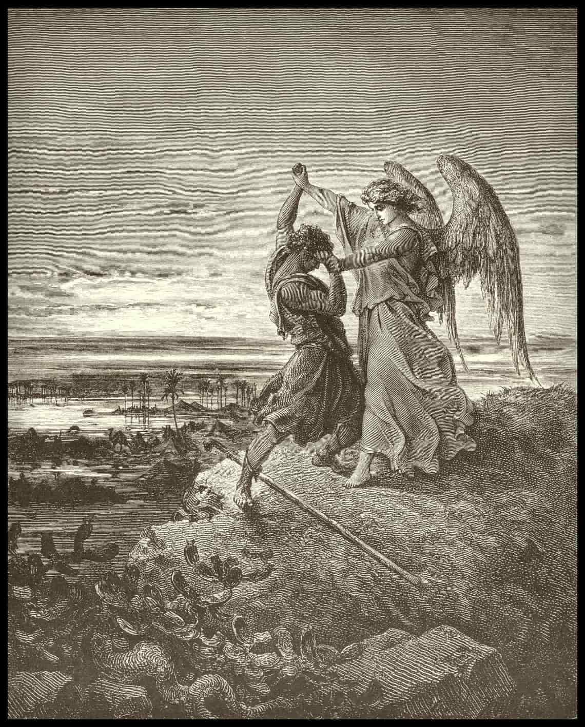Jacob lutte avec l'ange