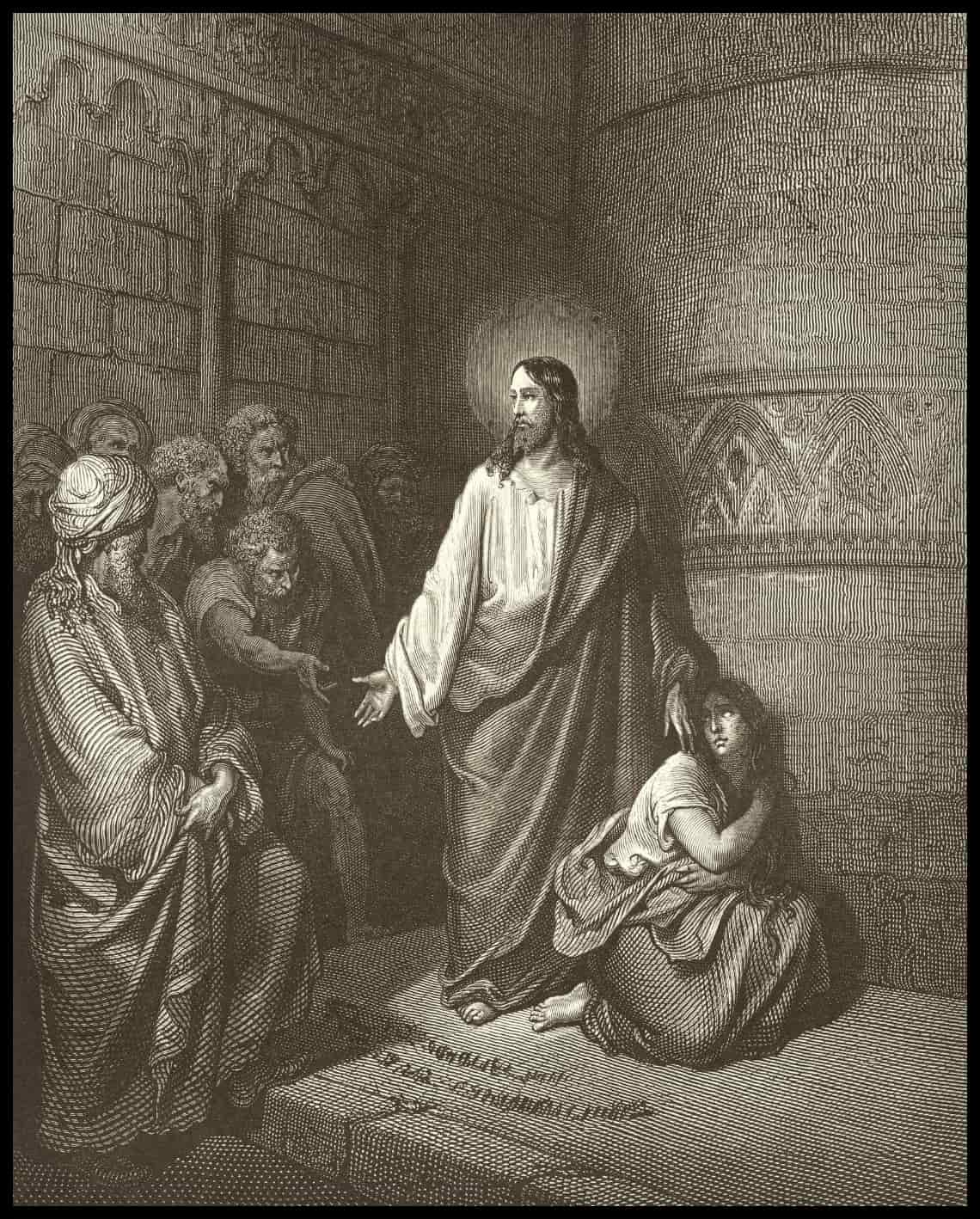 Jésus et la femme prise en adultération