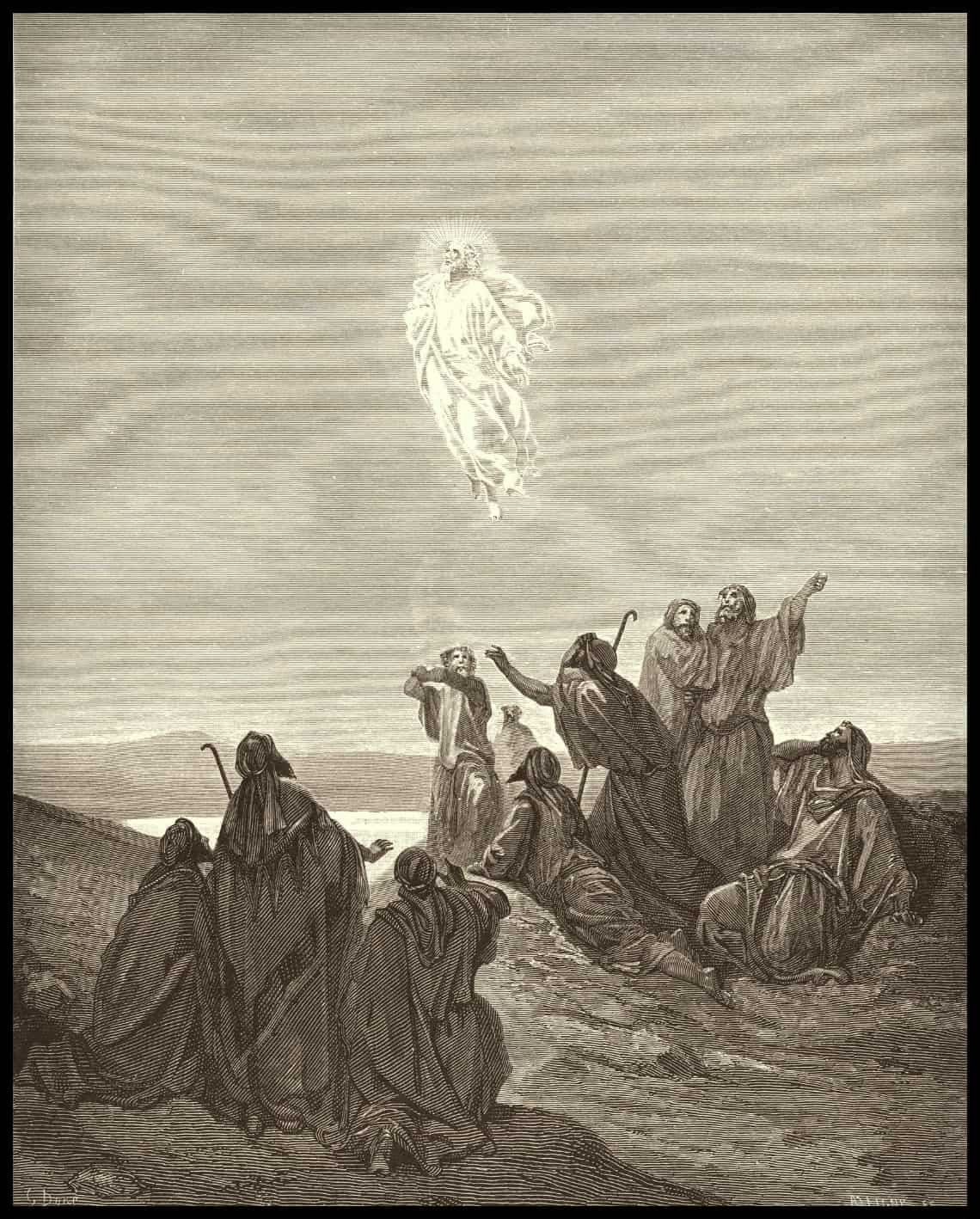 Jésus monte au ciel