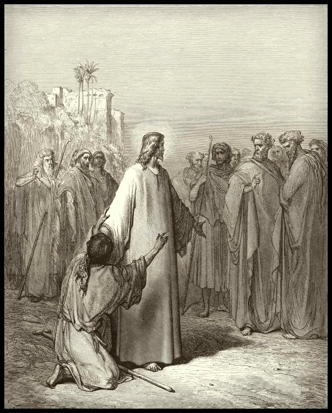 Jésus guérit un démoniaque