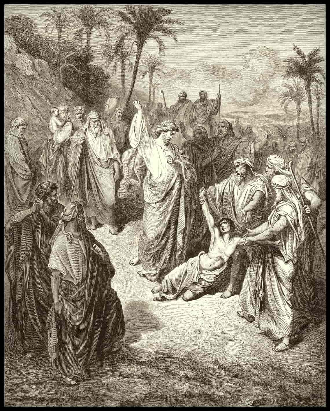Jésus guérit le démoniaque épileptique