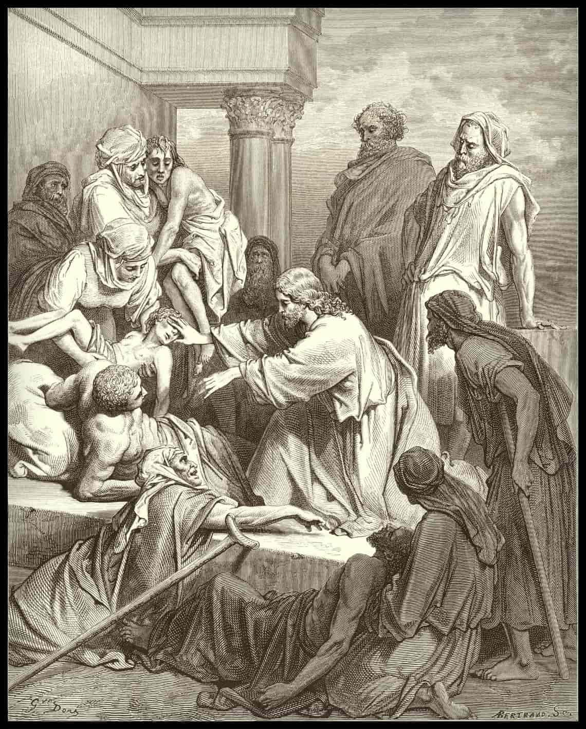 Jésus guérit les malades