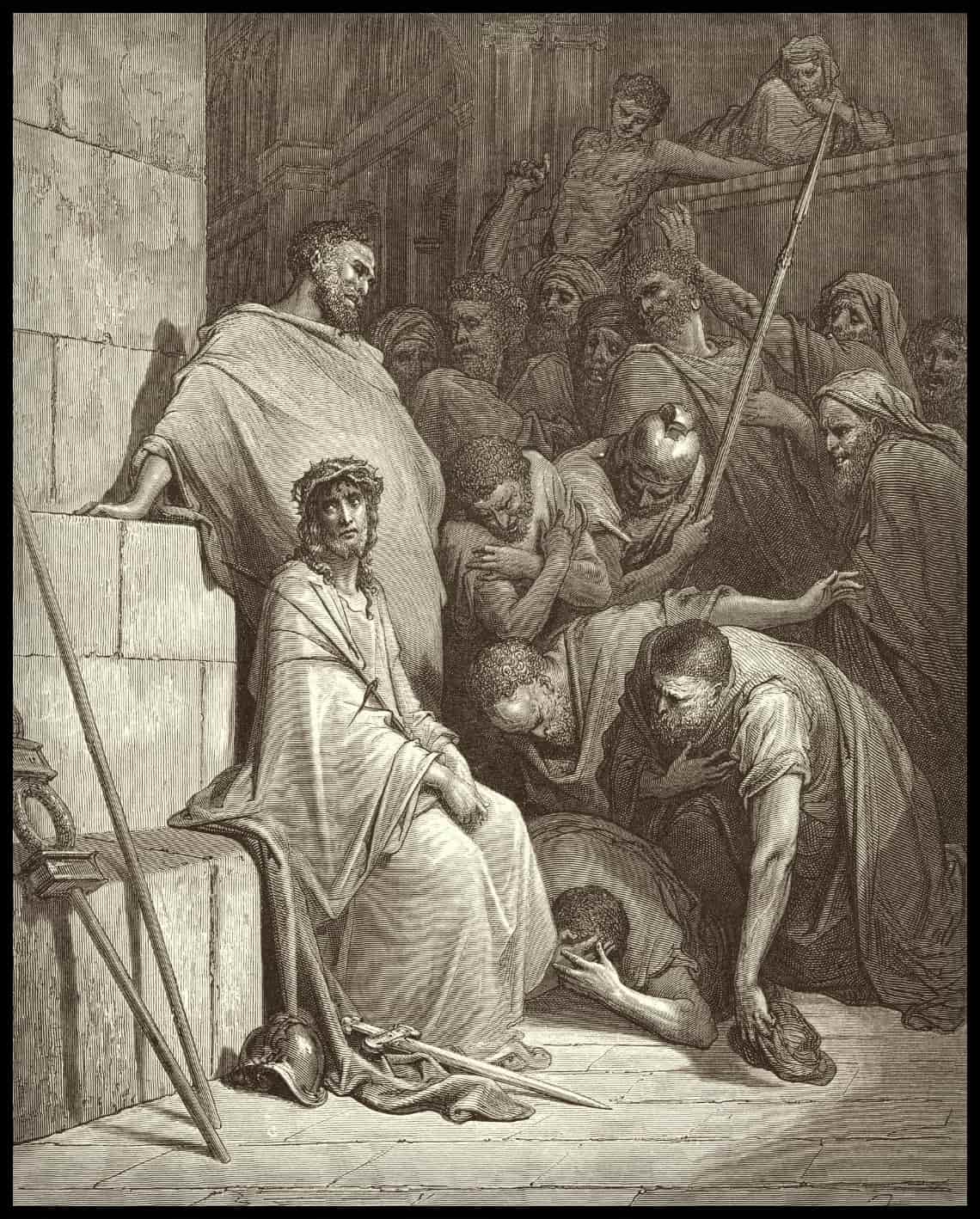 Jésus est moqué